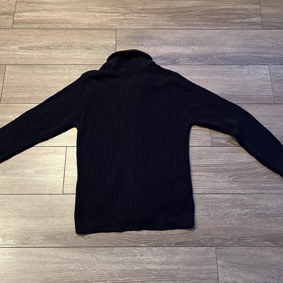 Mango Navy Knit Cardigan Sweater - Picture 12 of 12